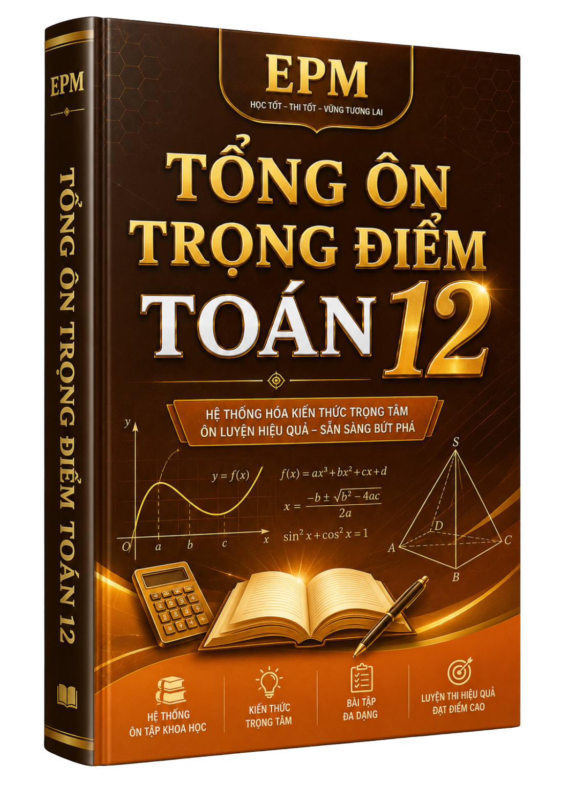 Lộ trình tổng ôn trọng điểm Toán 12