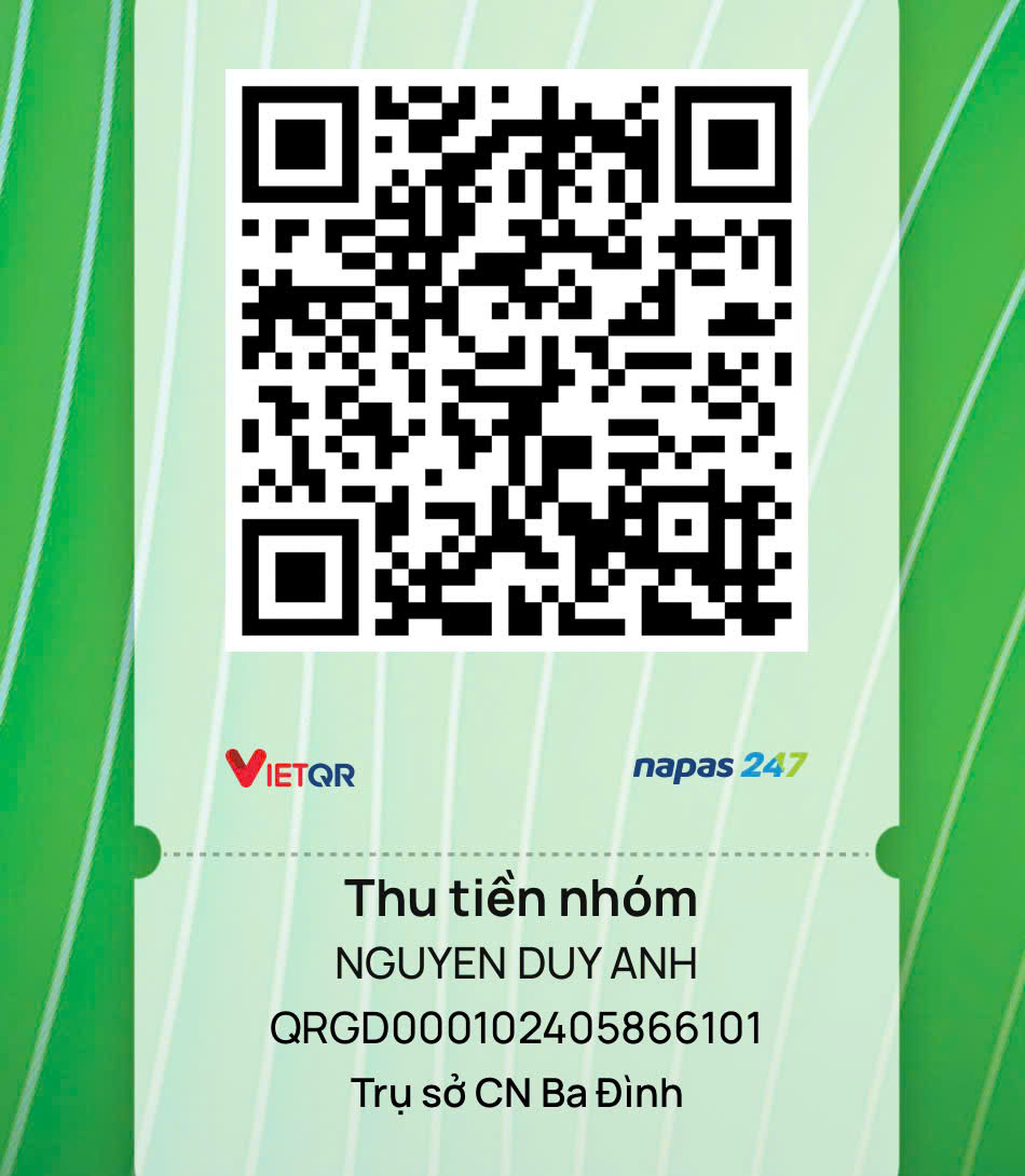 Mã QR thanh toán Vietcombank Nguyễn Duy Anh